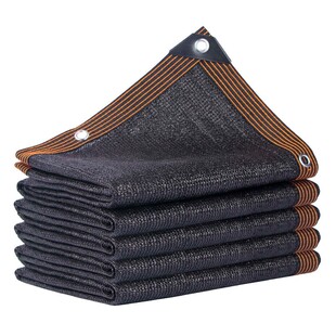 遮阳布防晒隔热户外菜地植物黑色加厚加密遮阳网家用庭院阳台黑纱