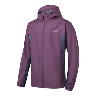 鸿星尔克于适外套男款2026春季新款男士冲锋运动风衣夹克上衣男装