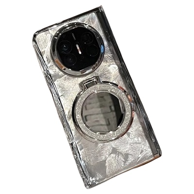 适用华为matex6手机壳新款女生Matex5典藏版折叠中轴全包壳膜一体铰链保护套高级感镜子支架防摔x3外壳带挂绳