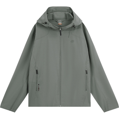 TECTOP/探拓户外软壳衣男春夏透气登山徒步休闲连帽轻量夹克外套