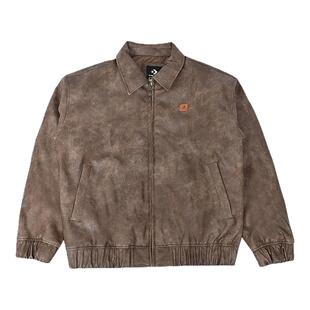 匡威Converse新款男女情侣款保暖百搭皮棉服夹克外套UCJ413-GC5