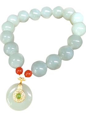 芝喜安天然和田玉手链女款送礼