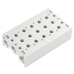 SMC型电磁阀阀板SS5Y5-20-02/03/04/05汇流板SY5120阀座每位5.5元