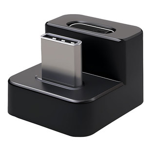 闪蛇typec转typec弯头180度转接头全功能typec线转换器便携显示器手机便携屏hdmi公对母U型usb3gen2转接口t口