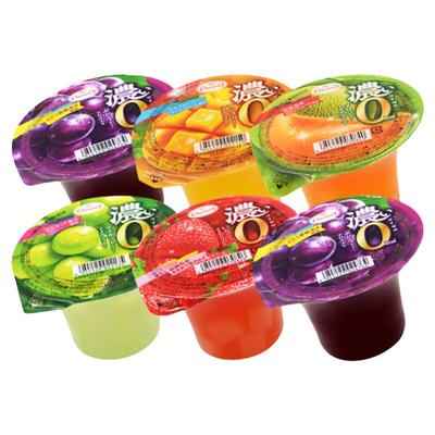 Tarami原装进口香浓0卡果冻草莓味芒果味苹果味休闲零食195g*6杯