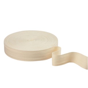 全棉纯棉人字带柔软棉布带手工包边布绑带本白漂白整盘扁带捆绑带