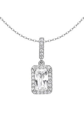 何方珠宝小方糖项链女