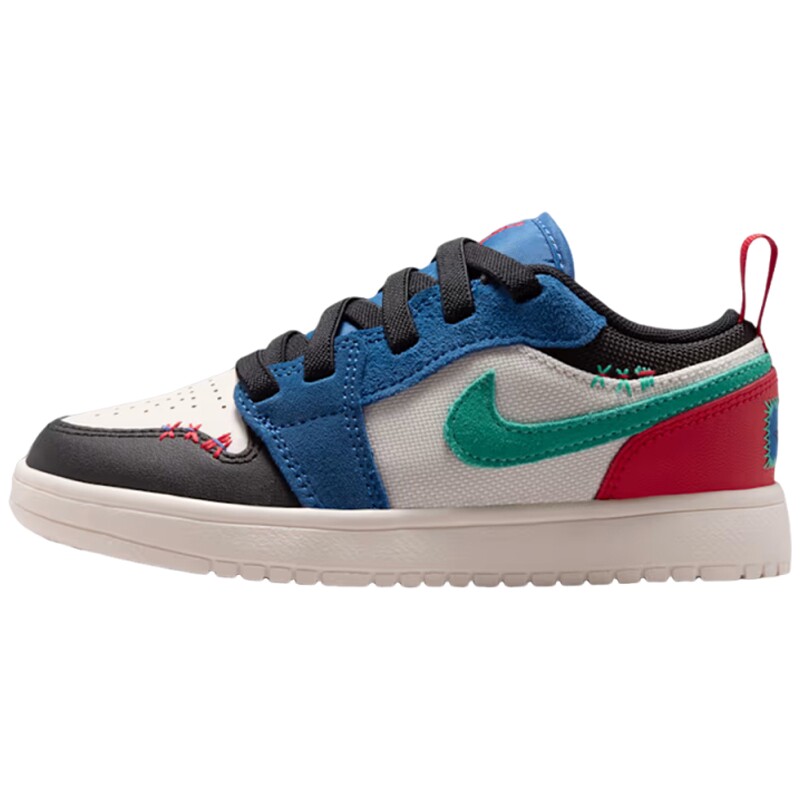 NIKE耐克小童JORDAN 1低帮时尚撞色运动训练篮球鞋IO2054-401