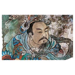 高清元代永乐宫三清殿壁画朝元图白描电子版人物素材鉴赏jpgtif