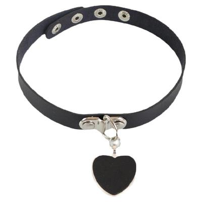 黑桃爱心项链choker项圈黑色颈圈