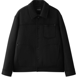 gxg.jeans男装2025年冬季新款羽绒呢外套J25D064005