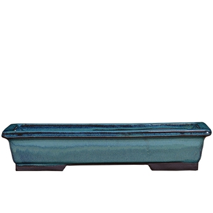 紫砂花盆条形窗台盆客厅盆景盆丛林盆艺多肉植物花盆中国风陶瓷盆