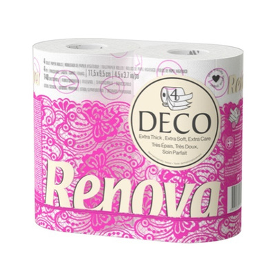 葡萄牙进口Renova Deco 4层卷纸