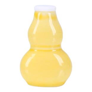 迷你小瓷罐便携式葫芦瓶黄丹药罐硅胶塞中药丸香粉密封收纳储藏罐