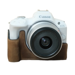 SVEN佳能r50相机保护套r62相机皮套r7r8r10快拆手绳rp真皮r52配件