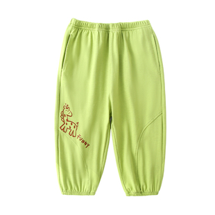 宝宝夏季裤子薄款婴儿裤子春款男童卫裤棉女童夏天长裤儿童休闲裤