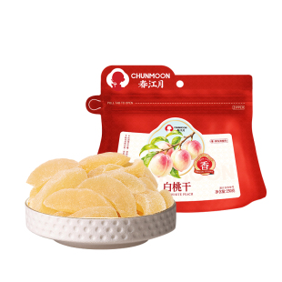 春江月白桃干黄桃干乾休闲食品果脯蜜饯水果干桃肉水蜜桃子肉零食