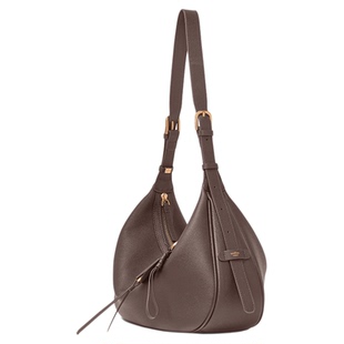 unifine川行头层真皮牛皮月牙包女小众腋下包单肩斜挎包通勤包