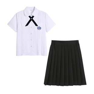 学院风jk附中衬衫夏季初高中学生毕业季运动会合唱演出服班服