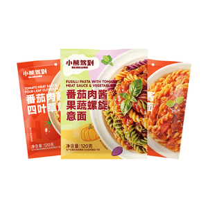 【任选3袋】小熊驾到！意面番茄肉酱果蔬螺旋意大利面