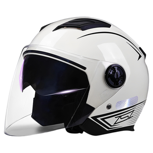 新国标3C认证电动车头盔男女四季通用半盔电瓶车骑行安全帽子冬季