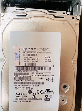 【询价】IBM 44W2245 15K SAS 600G适用