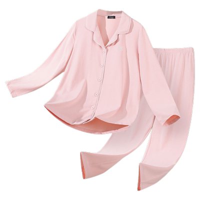 女士短袖睡裙宫廷风紫色睡衣纯棉