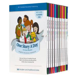 onestoryaday幼儿小学初中版 365个英语天天故事绘本 One Story A Day英文原版进口童书幼少儿课外阅读启蒙磨耳朵有声趣味故事绘本