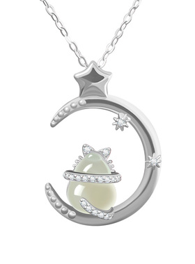 宫里上新天然正品和田玉项链