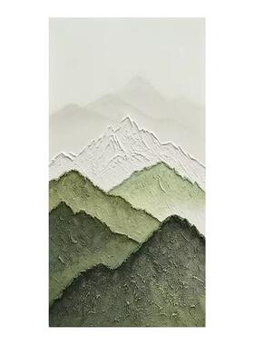 大芬村纯手绘油画现代玄关装饰画