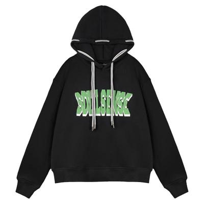 SoulSense彩色脏辫抽绳连帽卫衣