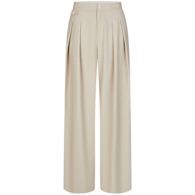 宝姿PORTSPURE女装夏季美拉德优雅气质长裤