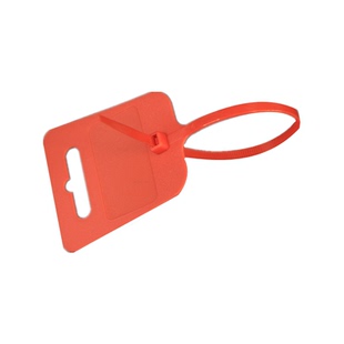 塑料彩色自锁式大号尼龙标签扎带红色防盗卡扣固定标记束线勒死狗