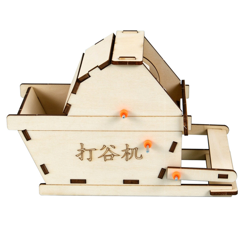科趣自制打谷机科学小实验