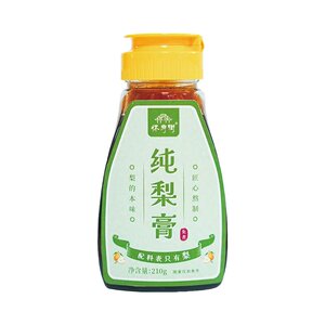 怀府街纯梨膏 便携包装匠心熬制浓稠顺滑即冲即饮健康饮品210g/瓶
