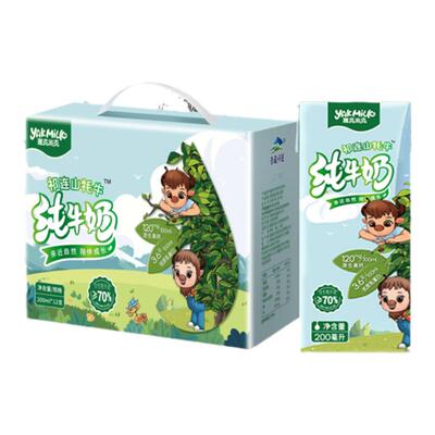 雅克米克品质祁连山纯牛奶含70%