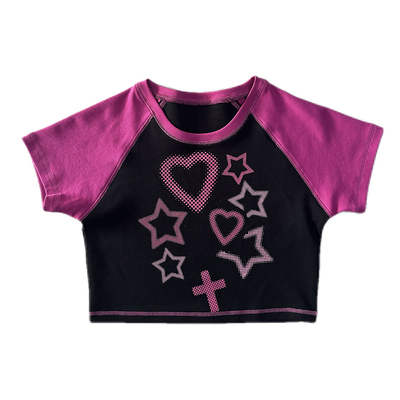 短袖日系爆款朋克棉女