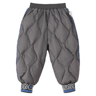 儿童加绒裤子宝宝棉裤女童长裤2025冬季新款男童束脚裤童装秋冬装