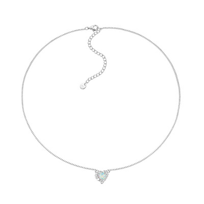 YVMIN尤目欧泊项链银饰女锁骨链