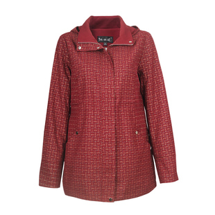 中年女装2026春装新款喜庆红色中长款风衣外套妈妈保暖百搭上衣女