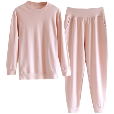 臻圆女士纯棉秋冬宽松家居上衣