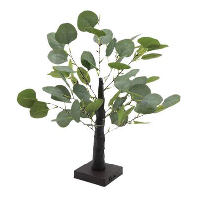 LED感恩节尤加利叶家居装饰小台灯圣诞节派对场景布置景观发光树