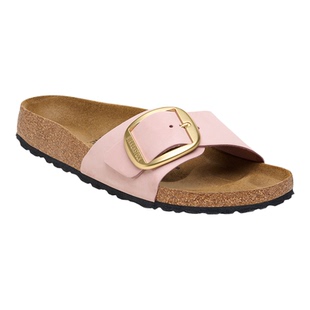 BIRKENSTOCK勃肯德国进口大扣女款绒面软木Madrid一字单带拖鞋