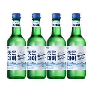 韩国进口好天好饮原味烧酒360ml*4瓶聚会聚餐小酌