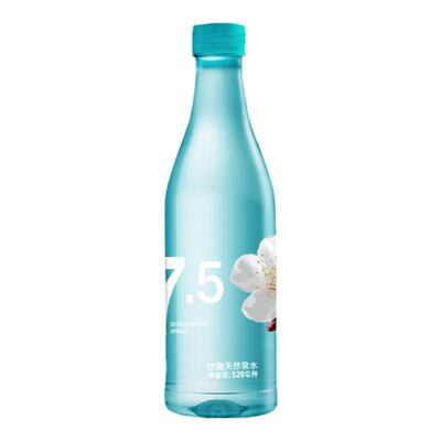 七点五天然泉水饮用水高端520ml