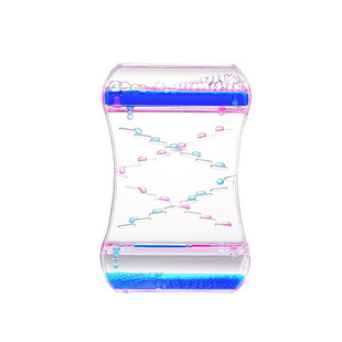 创意双色减压发呆液体沙漏油漏水滴 儿童刷牙计时器摆件生日礼物