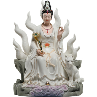 微美12至19寸狐皇狐后神像九姑娘九公子青丘九尾狐家用供奉摆件