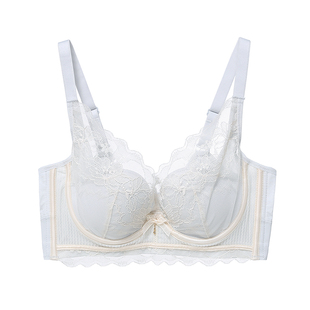 安芝娜2025春夏软钢圈内衣女轻薄芒果杯性感蕾丝调整型文胸罩6519