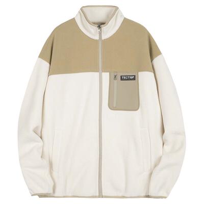 探拓男女通款开衫抓绒衣