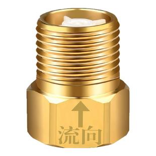 单向止回阀卫生间水管马桶防反水回水4分止逆阀热水器水表逆止阀